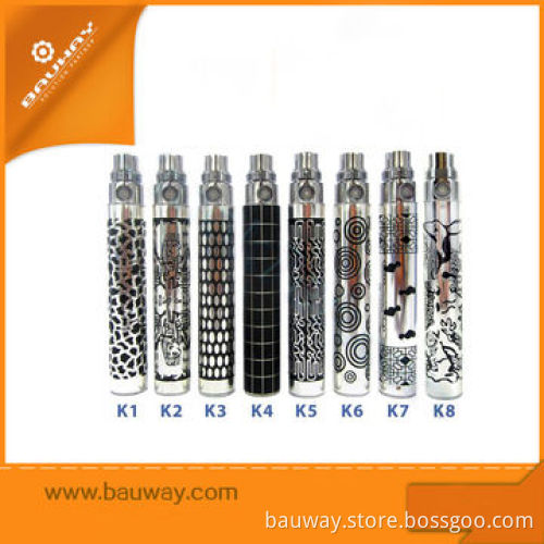 Electronic cigarette, colorful eGo K&Q battery, fits all eGo threading atomizer